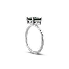 Square Cut Solitaire Ring