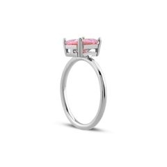 Square Cut Solitaire Ring