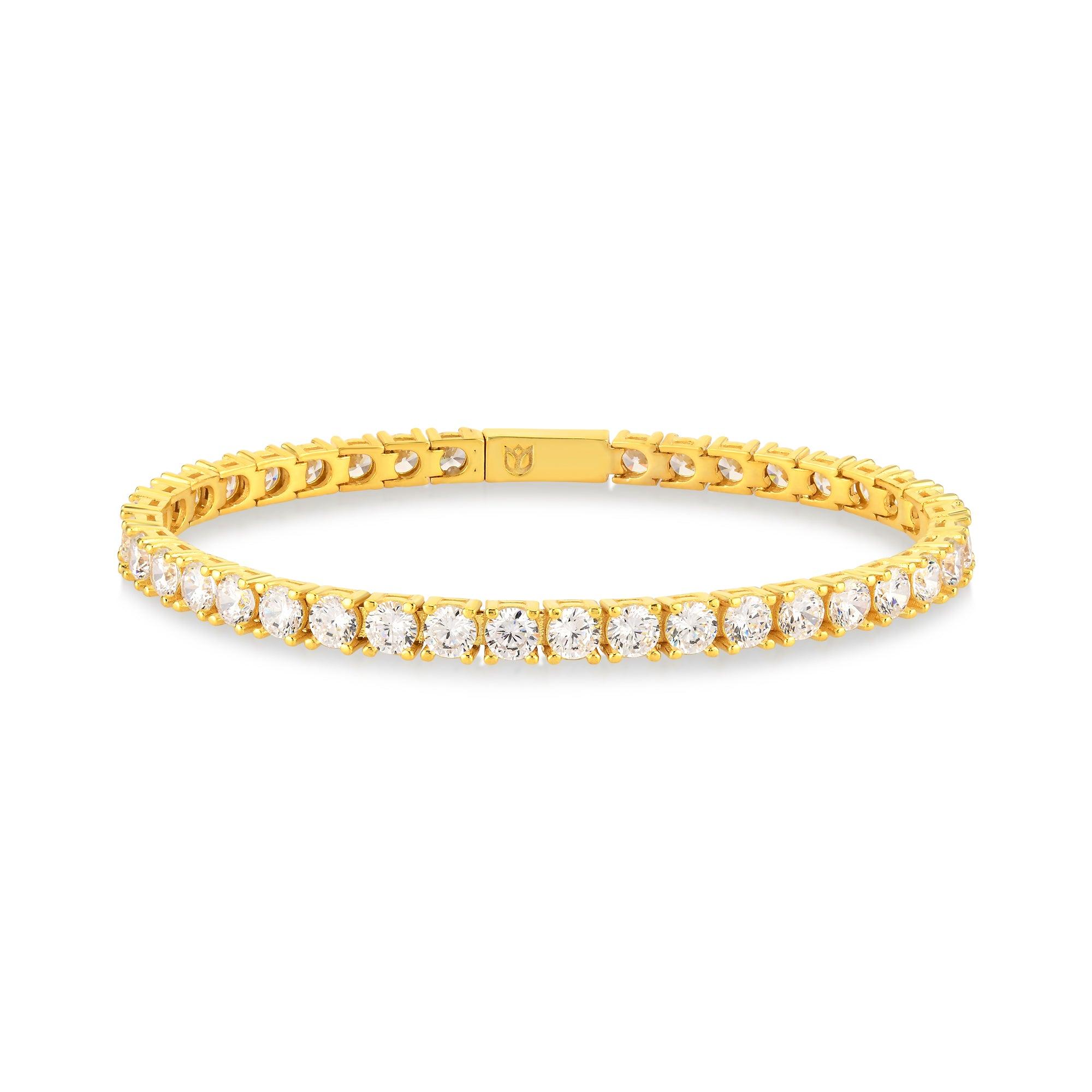 Mozanit Taşlı Su Yolu Bileklik - Karosh