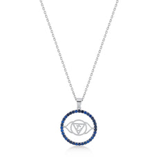 Third Eye Chakra Necklace - Indigo Frame - Karosh