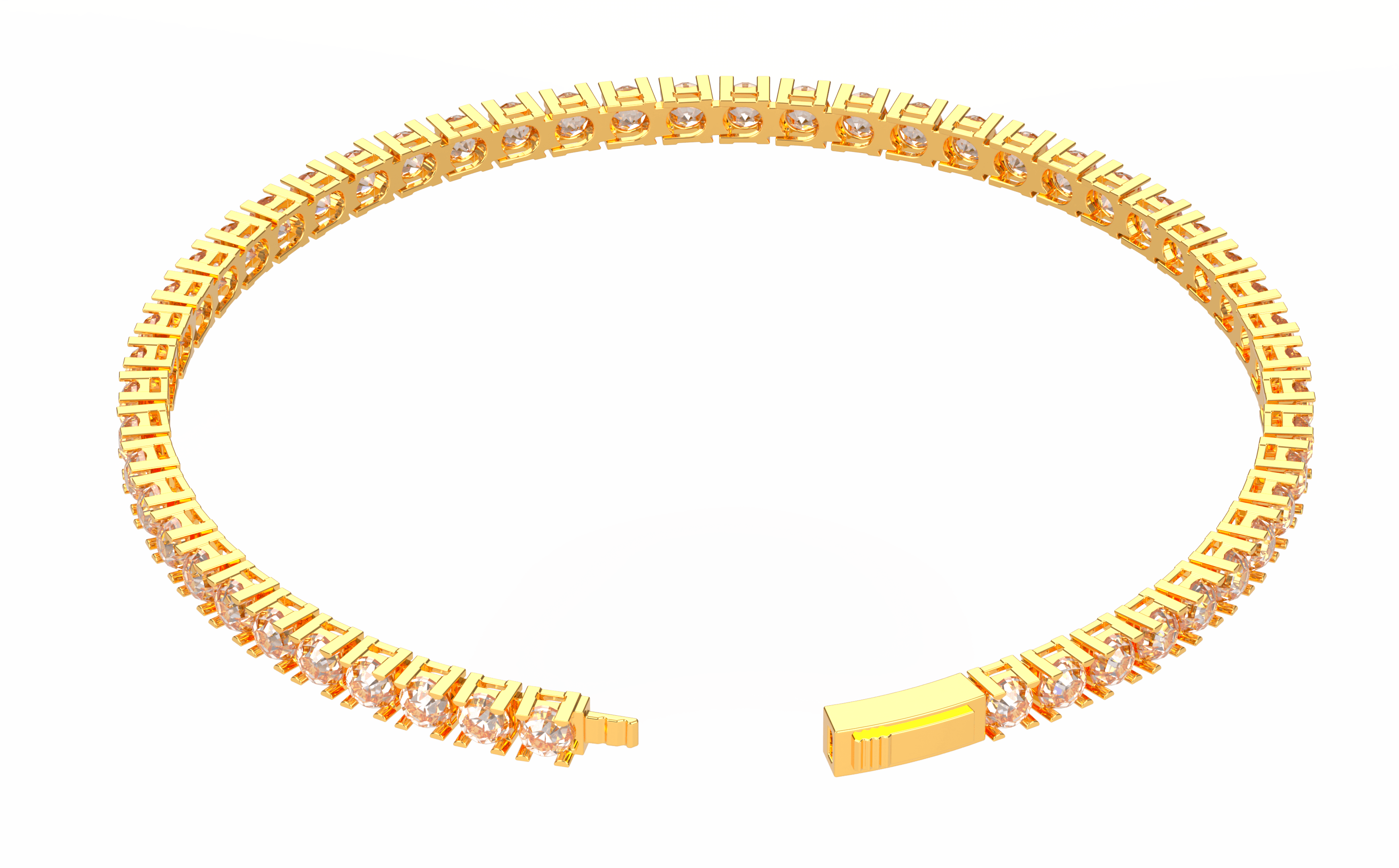 Karosh Kübik Zirkon Taşlı Su Yolu Bileklik - Karosh