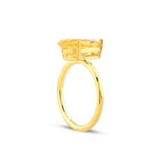 Drop Solitaire Ring