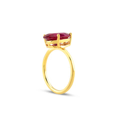 Drop Solitaire Ring