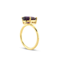 Drop Solitaire Ring