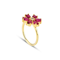 Drop Daisy Ring