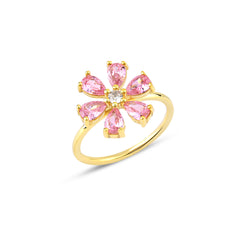 Drop Daisy Ring