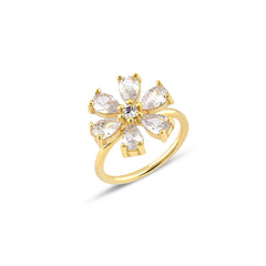 Drop Daisy Ring