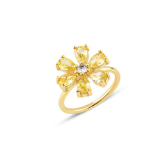 Drop Daisy Ring