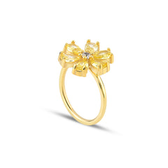 Drop Daisy Ring