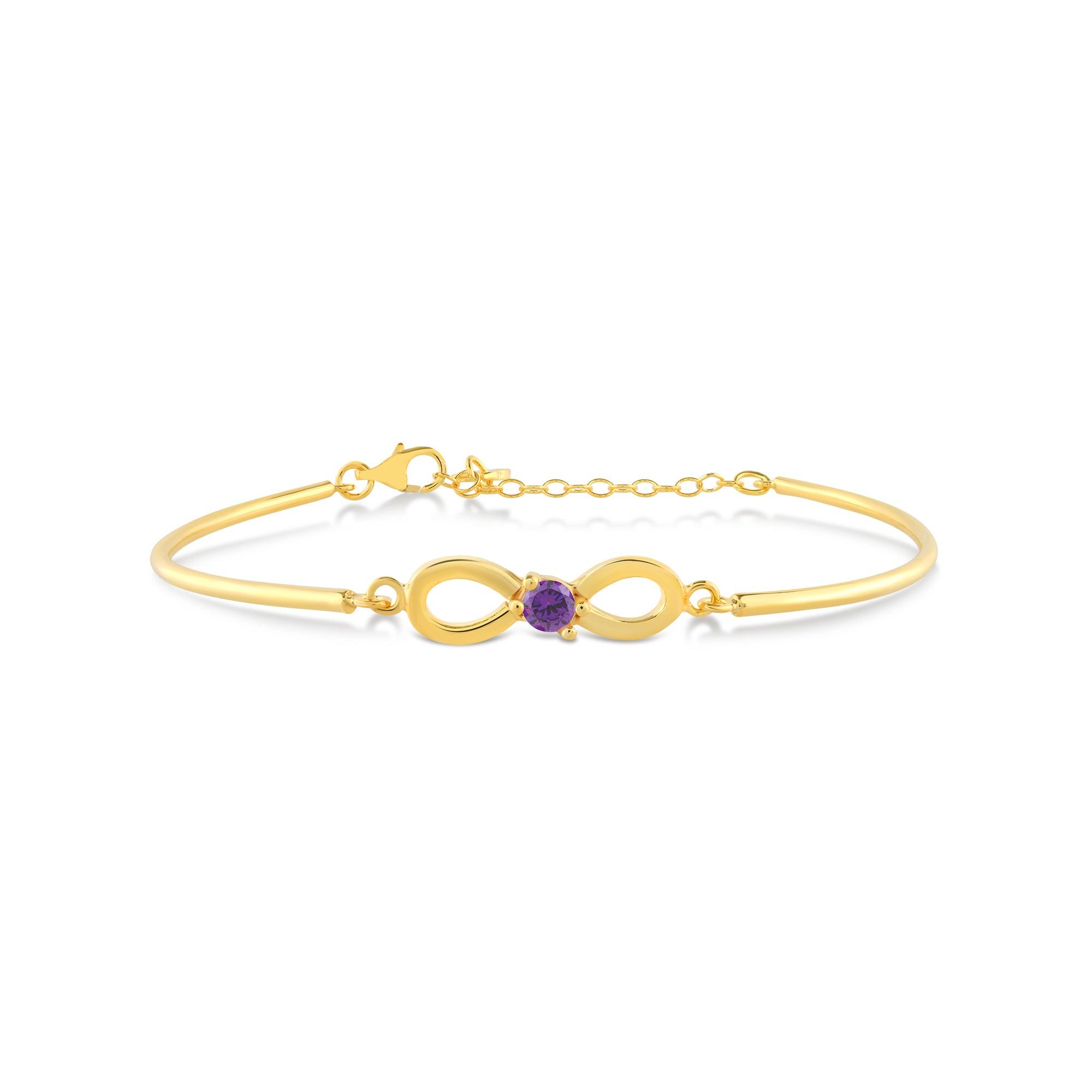 Amethyst Gem Eternal Bracelet - Karosh