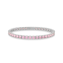 Pink Gem Tennis Bracelet - Karosh